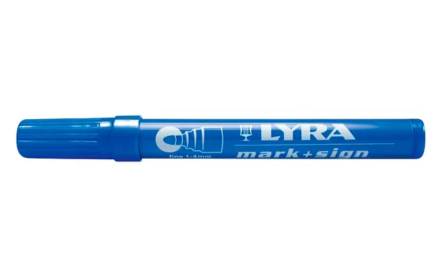 Lyra Speedmarker Blå 1-4mm Serie 4020 Vandfast Til Glatte Og Porøse Overflader