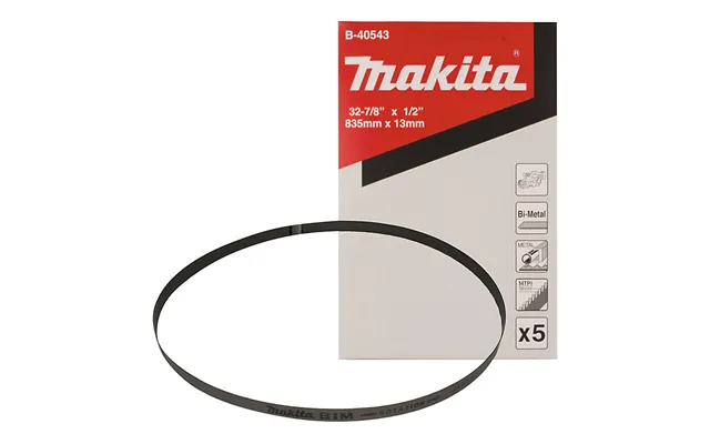 Makita Båndsavklinge. 835x13 Mm 14z - Til Hårdt & Rustfrit Stål Mellem 3-6mm