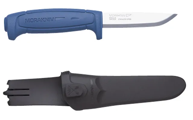 Mora Arbejdskniv Basic 546 Allround Kniv Med Skæfte I Slagfast Plat Rustfri Klinge