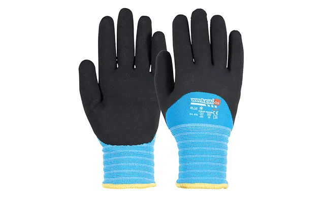Os Blue Vinterhandske Af Polyester Med Akrylfor. Str. 11
