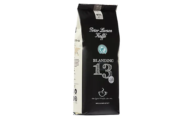Peter Larsen Kaffe Blanding 13 400g Sort Formalet - Mellemristet