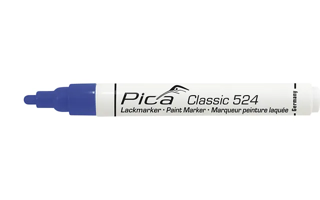 Pica Mærkepen Blå Classic Industry Paint Marker Med Rund Spids 2-4 Mm