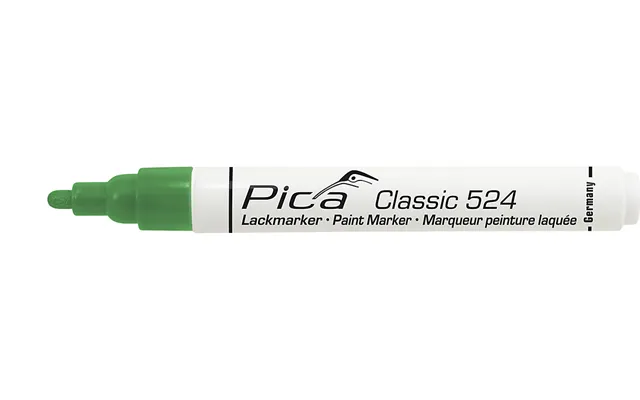 Pica Mærkepen Grøn Classic Industry Paint Marker Med Rund Spids 2-4 Mm