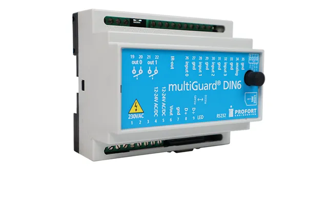 Profort Multiguard Din6 4g Enhed Der Benytter Både 2g - 3g Og 4g Mobilnettet