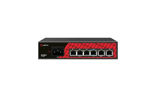 Safire 4 Port Poe Switch - 60w