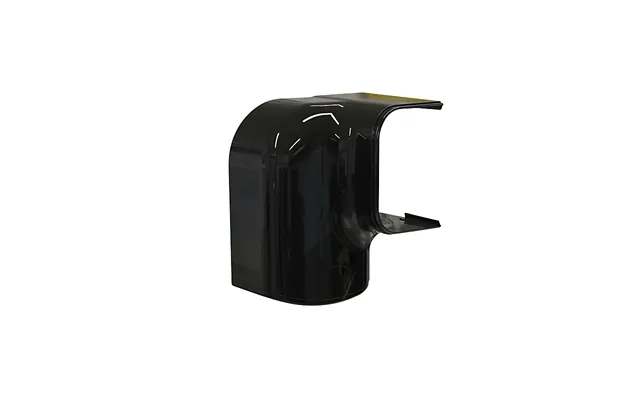 T75-s Bøjning Højre Rotation 78x58 Mm - Sort Ral 9005