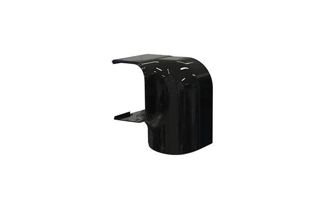 T75-s Bøjning Venstre Rotation 78x58 Mm - Sort Ral 9005