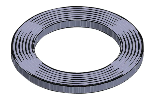 Topring 425 X 15mm. Genbrugsplast