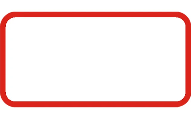 Undertavle Uden Tekst Ua-x 25x50cm Blank T3 Refleks,ds En12899-1