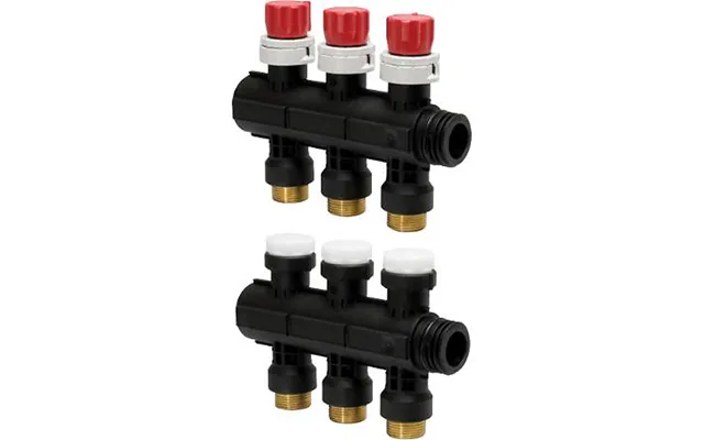 Uponor Pro 1 Eurokonus Fordelerrør 3 4'' Med 4 Kreds