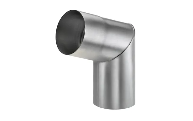 Vm Zinc Knærør Med Muffe 76 Mm. 70 . Indv. Samling. Blank Zink -tages Ikke Retur-