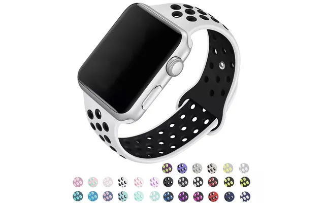 Apple Watch Rem 38mm 40mm Hvid Silikone