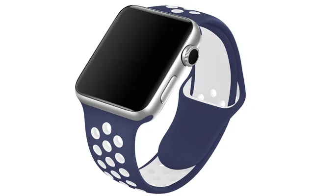 Apple Watch Rem 42mm 44mm Mørkeblå Silikone