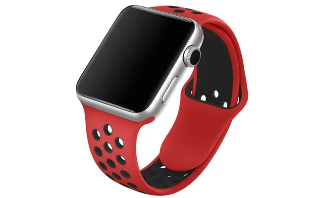 Apple Watch Rem 42mm 44mm Rød Silikone