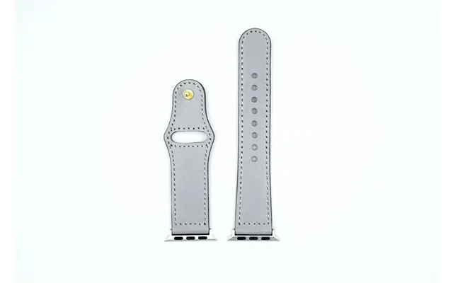 Apple Watch Rem Læder 38mm 40mm Grå