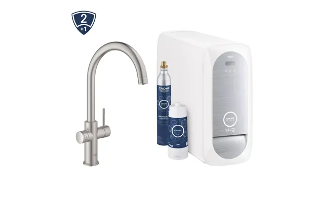 Grohe Blue Home Vandanlæg Med Duo C-tud Vandhane I Supersteel