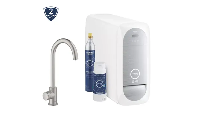 Grohe Blue Home Vandanlæg Med Mono C-tud Vandhane I Supersteel