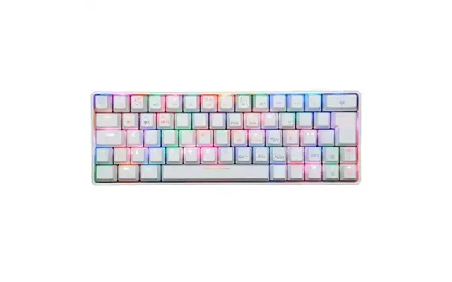 Fourze Gk60 Wireless Keyboard - White