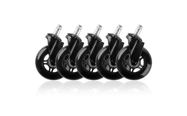 Paracon Rubber Casters Hjul - Sort