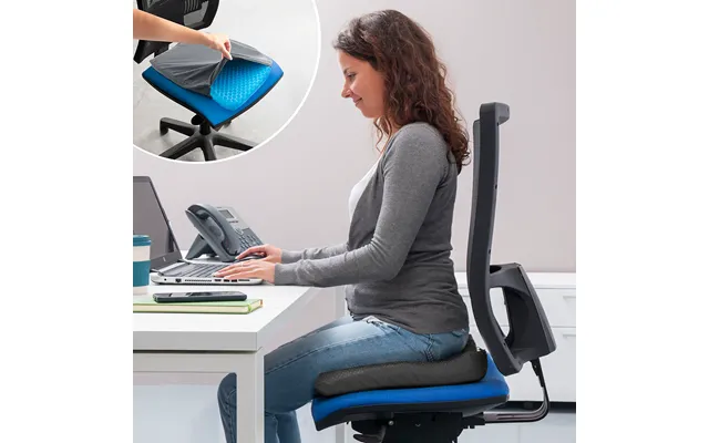 Ergonomisk Siddepude Med Gel Og Bikubestruktur Øget Komfort Hele Dagen