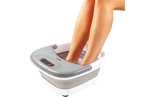 Foldbar Fodmassageapparat Med Boble- Og Vibrationsmassage