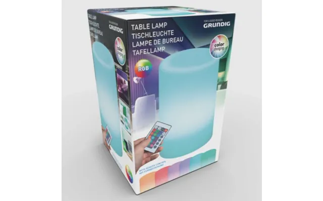 Grundig Trådløs Lampe - Som Kan Lyse I Alverdens Farver Inkl