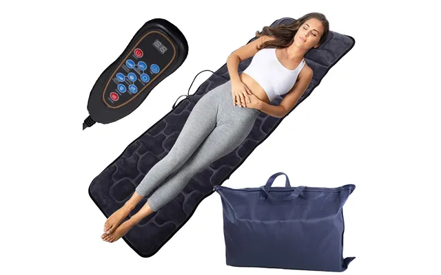 Massage Måtte Med Varme Og Fjernbetjening Helkropsmassage Med 5 Massagezoner