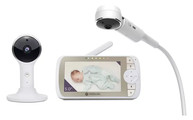 Motorola Babyalarm Med 5 Forældreenhed Og Full Hd Overvågning Via App