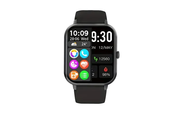 Smartwatch Med Bluetooth Opkald Sportsur Til Dame Og Herre Med Pulsmåler - Spo2 Og 20 Sportsfunktioner
