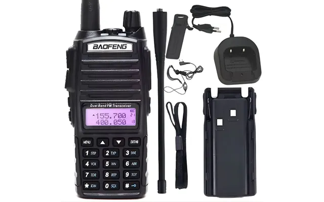 Walkie Talkie 2800 Mah Batteri - Ca. 10 Km Rækkevidde