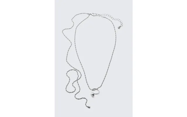 Long Ring Chain Necklace
