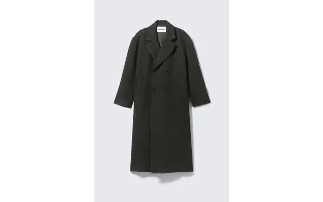 Oversized Double-breasted Wool-blend Coat