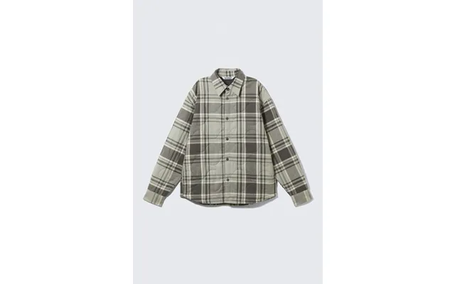 Padded Flannel Overshirt Jacket
