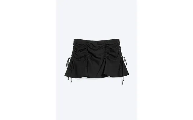 Ruched Mini Skirt
