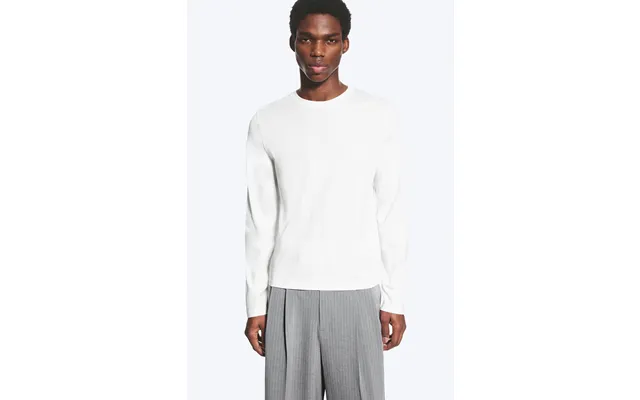 Shrunken Long-sleeved Cotton T-shirt