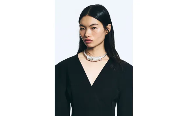 Silver Plated Multi-ring Necklace