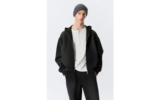 Simon Washed Scuba Zip Hoodie