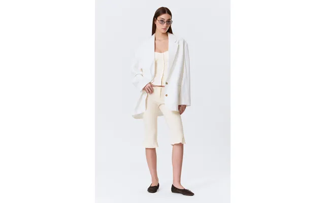 Single-breasted Oversized Checked Blazer