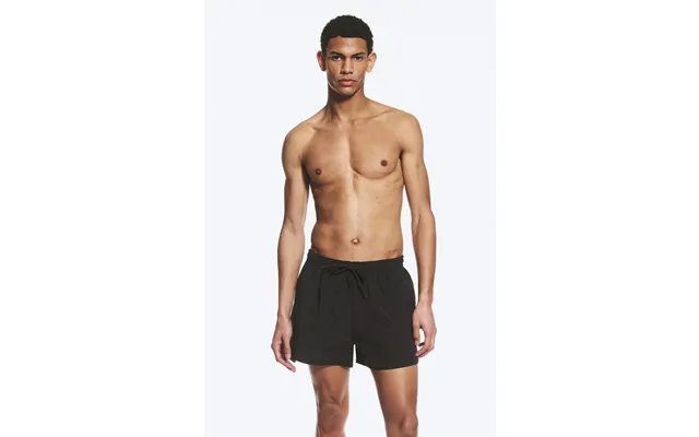 Structured Mid-thigh Swim Shorts