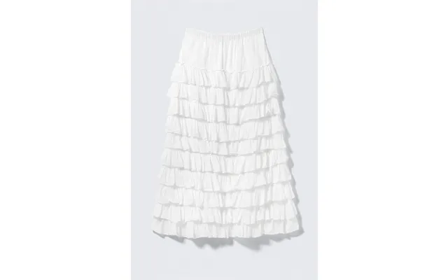 Tiered Frilled Maxi Skirt