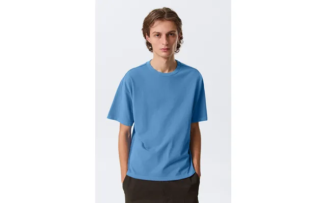Washed Blue Loose Boxy T-shirt
