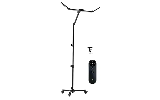 Led Gulvlampe - Transformbar Med Svingarm Og Hjul