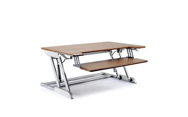 Wergon Winston Ergonomisk Hæve Sænke Desk Riser - Mørk Brun