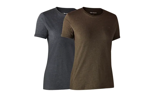Deerhunter Ladies Basis 2-pak T-shirt Dame - 36