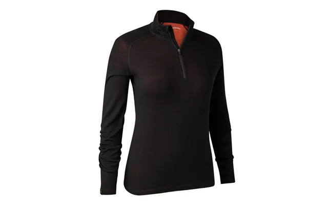 Deerhunter Lady Quinn Merinoundertrøje Med Halv Lynlås Baselayer Dame - 36