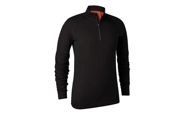 Deerhunter Quinn Merinoundertrøje Med Halv Lynlås Baselayer Herre - S