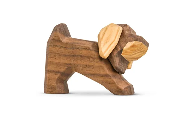 Den Lille Fablewood Gravhund Figur I Træ
