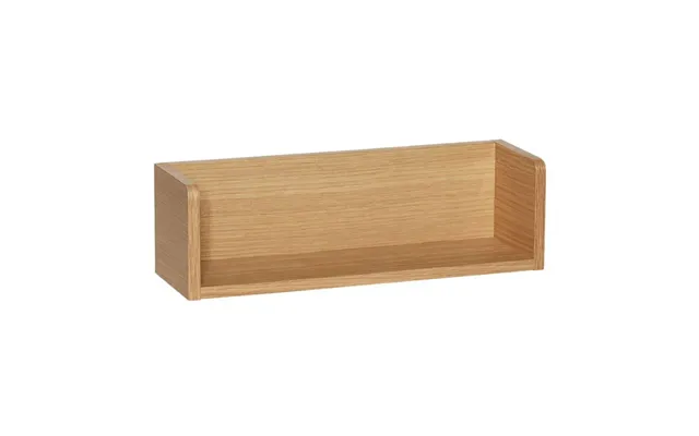 Hübsch Savor Hylde I Egetræsfiner Og Mdf 40x12x12 Cm