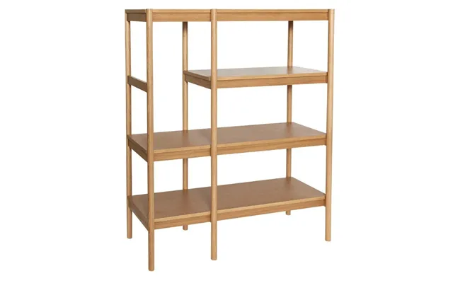 Hübsch Seize Reol I Egetræ Og Mdf 120x42x140 Cm