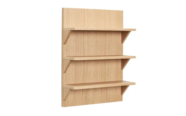 Hübsch Straight Hylde I Egetræsfiner Og Mdf 40x14x54 Cm